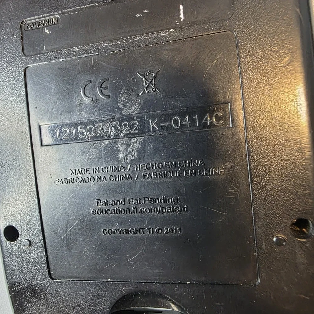 Texas Instruments this calculator